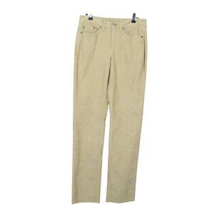 LL Bean BeanFlex Five Pocket Corduroy Pants Mid Rise Straight Leg 4 M/T
